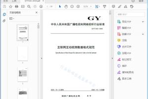 GY/T 332—2020 互联网互动视频数据格式规范[高清PDF]