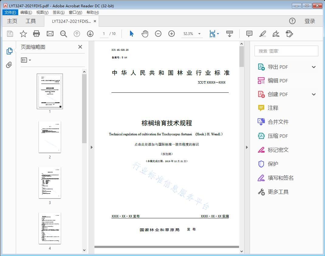 棕榈培育技术规程