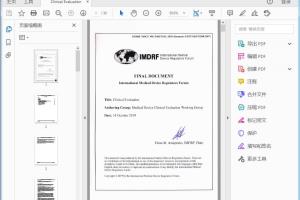 l l V I U f i r Device Regulators Forum Clinical Evaluation - PDF (322kb)