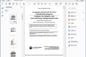 FDA Acceptance Review for De Novo Classification Requests