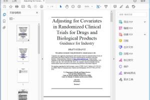 FDA Adjusting for Covariates in Randomized Clinical Trials for Drugs and Biological Products Draft