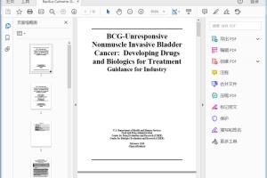 FDA Bacillus Calmette-Guérin-Unresponsive Nonmuscle Invasive Bladder Cancer Developing Drugs and Biologics for Treatment