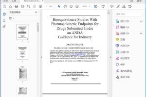 FDA Bioequivalence Studies With Pharmacokinetic Endpoints for Drugs Submitted Under an Abbreviated New Drug Application