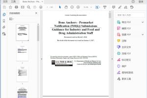 FDA Bone Anchors - Premarket Notification (510(k)) Submissions