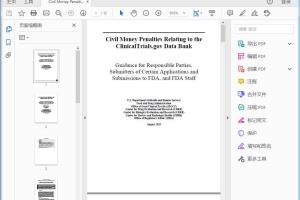 FDA Civil Money Penalties Relating to the ClinicalTrials.gov Data Bank  Responsible Parties, Submitters of Certain Applications and Submissions to FDA, and FDA Staff