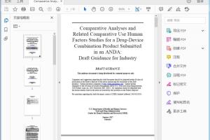 FDA Comparative Analyses and Related Comparative Use Human Factors Studies for a Drug-Device Combination Product Submitted in an ANDA Draft