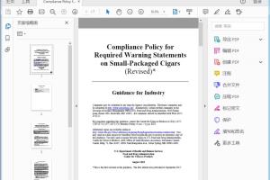 FDA Compliance Policy for Required Warning Statements on Small-Packaged Cigars  Guidance for Industry