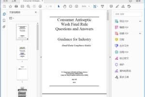 FDA Consumer Antiseptic Wash Final Rule Questions and Answers  Guidance for Industry