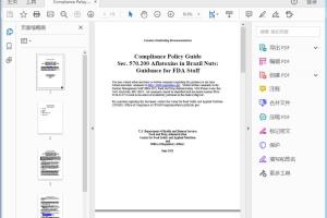 FDA CPG Sec 570.200 Aflatoxins in Brazil Nuts