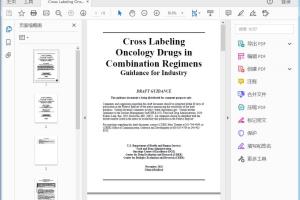 FDA Cross Labeling Oncology Drugs in Combination Regimens Guidance for Industry Draft