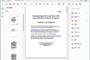 FDA CVM GFI #197 Documenting Electronic Data Files and Statistical Analysis Programs
