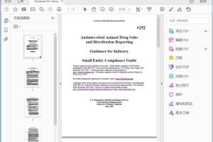 FDA CVM GFI #252 Small Entity Compliance Guide Antimicrobial Animal Drug Sales and Distribution Reporting