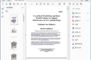 FDA CVM GFI #266 Use of Real-World Data and Real-World Evidence to Support Effectiveness of New Animal Drugs