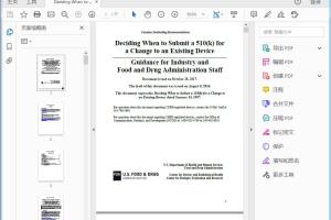 FDA Deciding When to Submit a 510(k) for a Change to an Existing Device