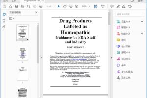 FDA Drug Products Labeled as Homeopathic Guidance for FDA Staff and Industry Draft Revised Draft