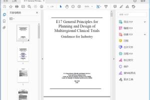 FDA E17 General Principles for Planning and Design of Multi-Regional Clinical Trials