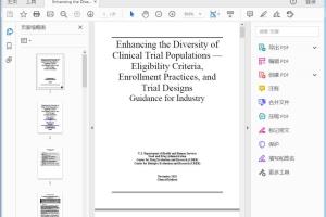 FDA Enhancing the Diversity of Clinical Trial Populations — Eligibility Criteria, Enrollment Practices, and Trial Designs