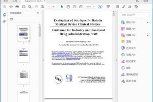 FDA Evaluation of Sex-Specific Data in Medical Device Clinical Studies -